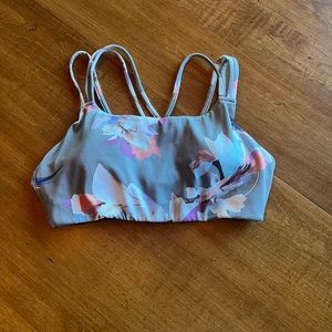 Floral athleta sports bra